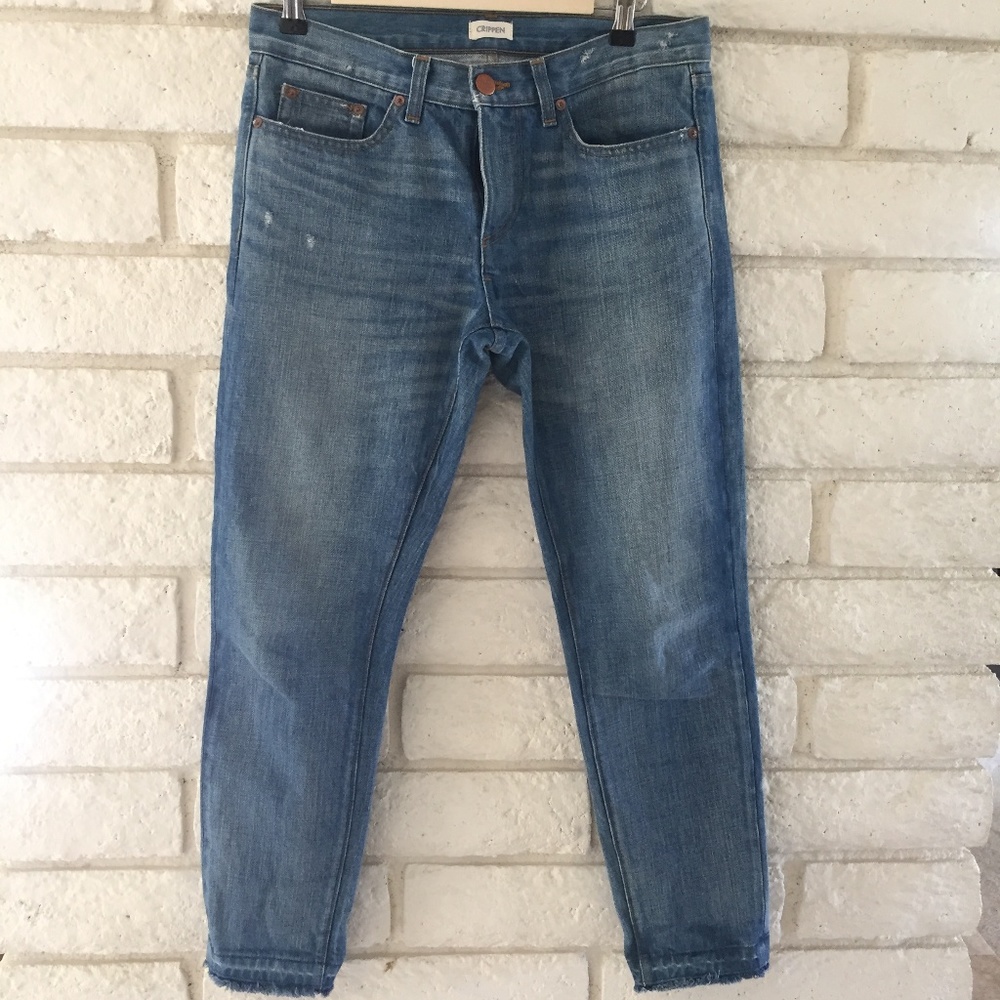 Crippen Cropped Boyfriend Jean